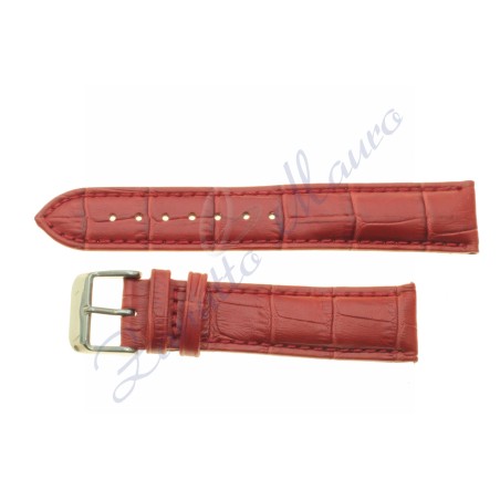 Cinturino Alfa CTK JP026 rosso ansa mm 20