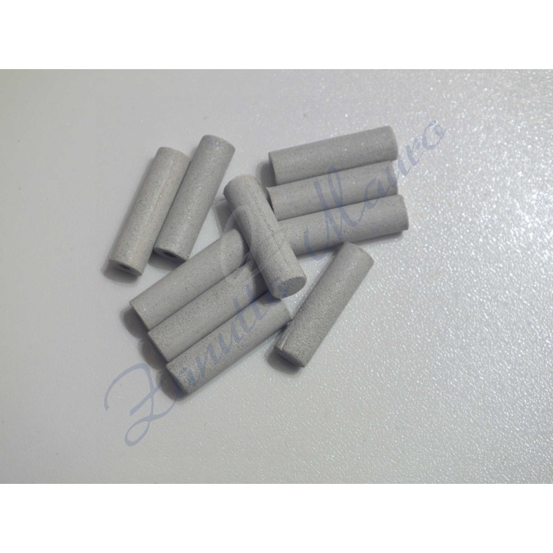 Moletta abrasiva bianca cilindrica diametro mm 6 confezione da 5 pezzi