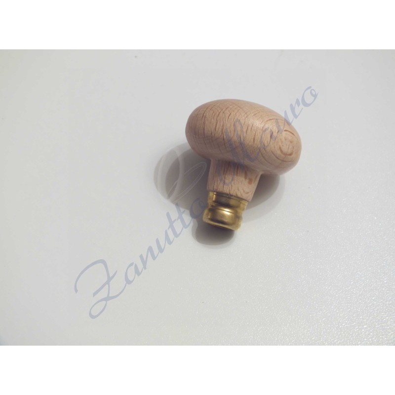 Manico in legno per bulini forma a fungo corto