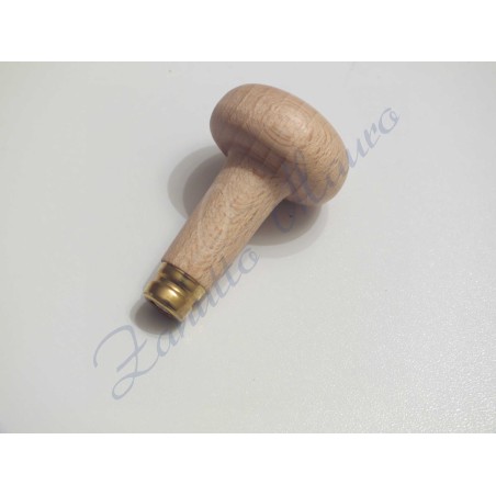 Manico in legno per bulini forma a fungo medio