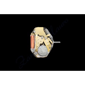 Movimento Miyota Super 2035 dorato 3 sfere senza datario.