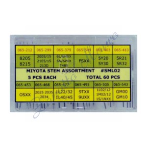 Assortimento 60 tiges per movimenti Miyota - SML02