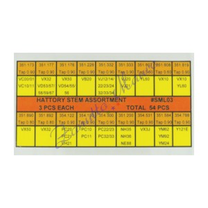 Assortimento 54 tiges per movimenti Seiko Hattory - SML03