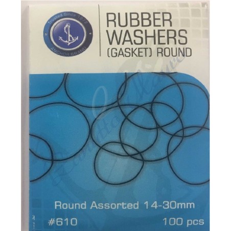 Assortimento 100 guarnizioni fondo cassa fili assorti di diametro 14-30