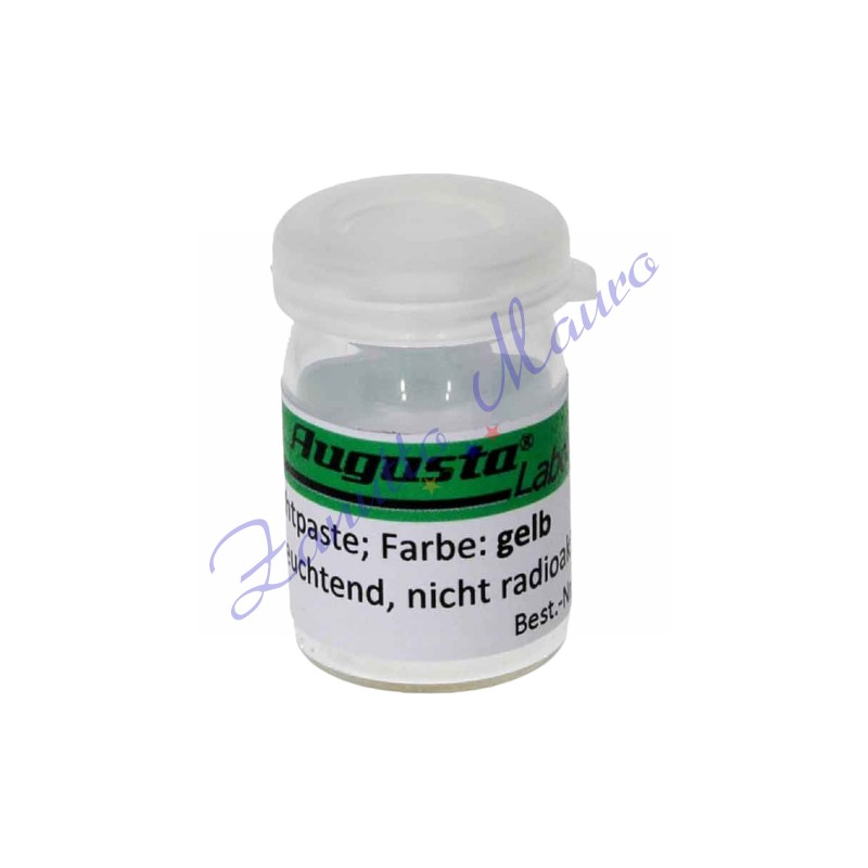 Pasta luminescente colore giallo per indici e lancette. Contenuto 2 gr