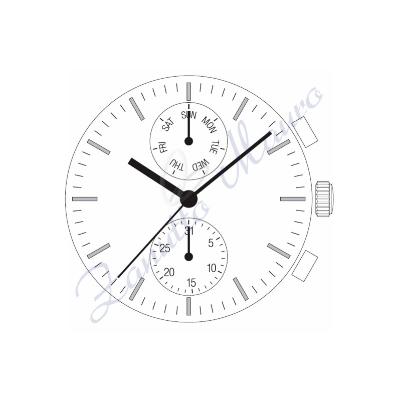 Movimento Shiojiri Seiko VX9P multifunzione