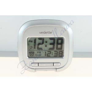 Sveglia digitale Vedette VR30061 silver