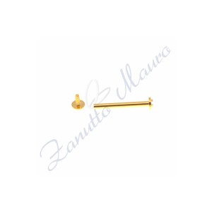 Assortimento 100 anse a pressione tipo Van Cleef in acciaio dorato - SML134