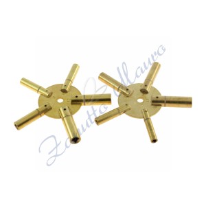 Coppia chiavi di carica a stella per pendoli misure dispari e pari
