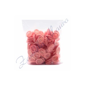 Ditali arrotolati in lattice naturale antistatici misura L mm 20 144 pz