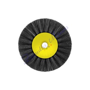 Spazzola circolare con setole nere diametro mm 50 2  ranghi