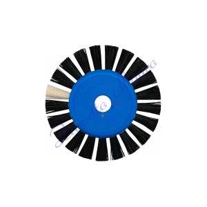 Spazzola circolare con setole nere diametro mm 44 1  rango