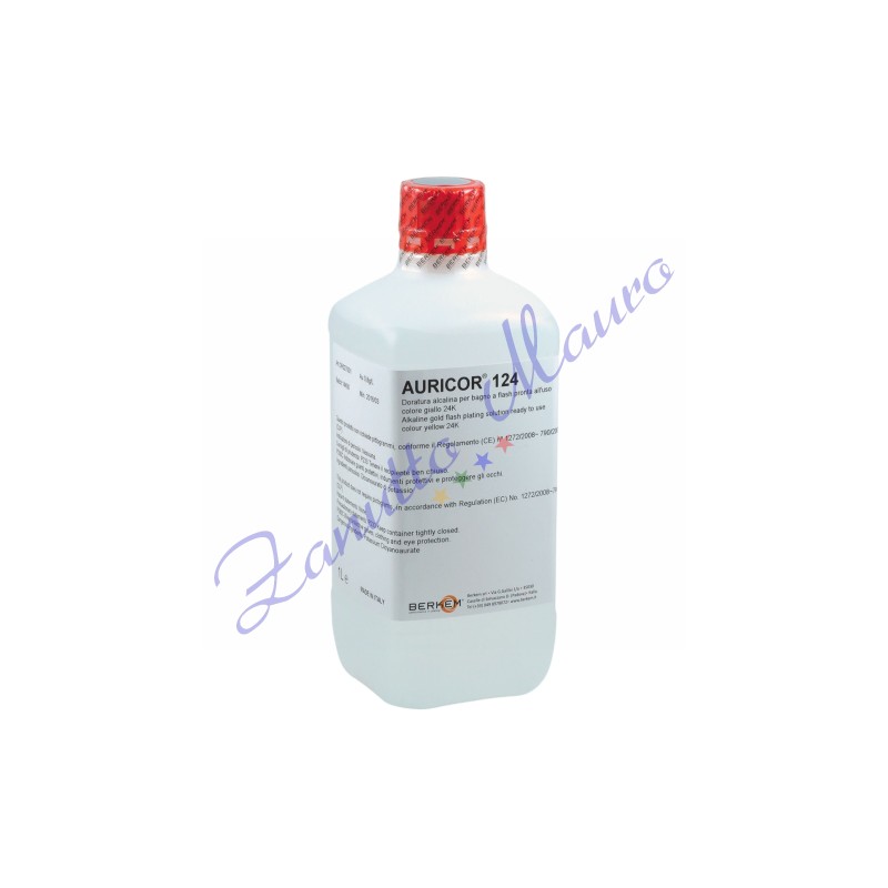 Doratura gialla AURICOR 124 pronta all'uso 1 litro AU 0,80 gr