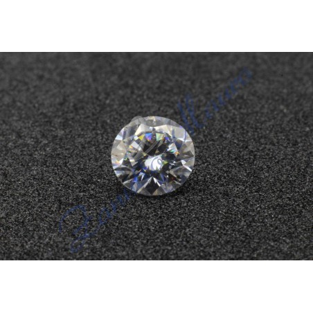 Moissanite con certificato GRA D VVS1 diametro  mm 6,5 peso ct 1,0 circa