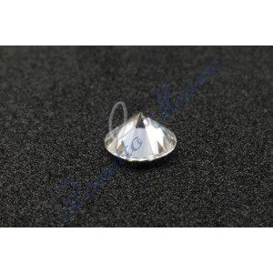 Moissanite con certificato GRA D VVS1 diametro  mm 6,5 peso ct 1,0 circa
