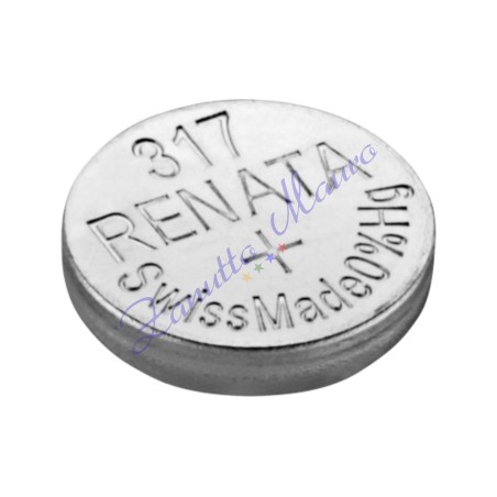 Pila 317 Renata SR516SW all'ossido d'argento