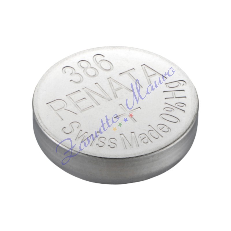 Pila 386 Renata SR43W all'ossido d'argento