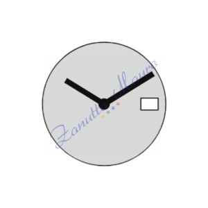 Movimento Ronda 704 2 sfere data al 3 quarzo