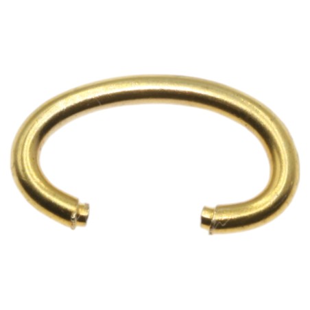 Assortimento 12 anellini dorati per orologi da tasca