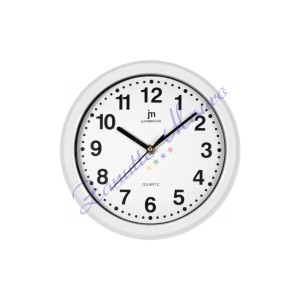 Orologio da parete Justminute 00710 colore bianco diametro cm 25