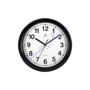 Orologio da parete Justminute 00710 colore nero diametro cm 25