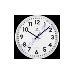 Orologio da parete Justminute 00720 colore bianco diametro cm 30