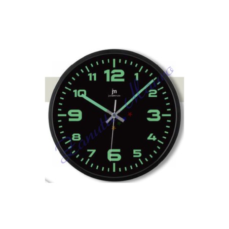 Orologio da parete Justminute 00844 colore nero diametro cm 29,5