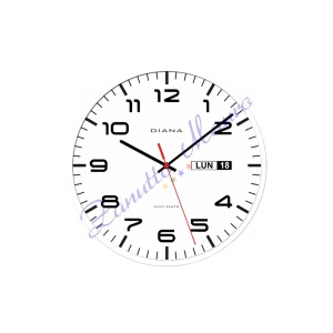 Orologio da parete Diana 103449 colore bianco diametro cm 30,5