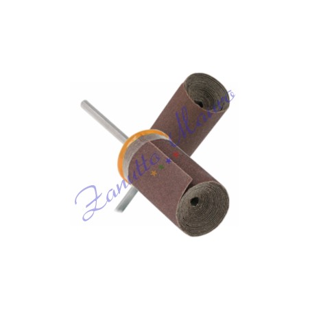 Rullo passa carta abrasiva grana 1000 con albero mm 2,35 colore arancio