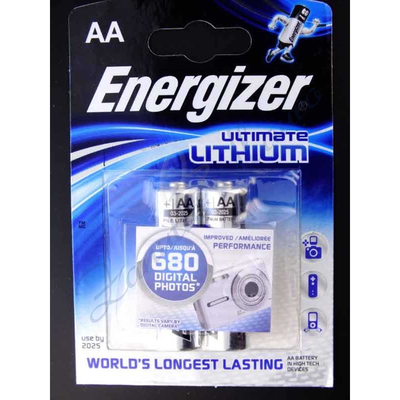 Pila Energizer Stilo - AA - bl 2 pezzi Ultimate Litio
