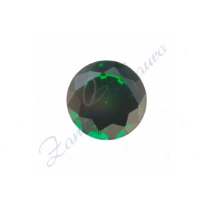 Pietra sintetica verde rotonda diametro mm 10