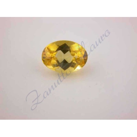 Topazio Citrino ovale mm 10x14
