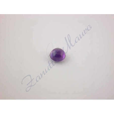 Ametista rotondo cabochon mm 5,90