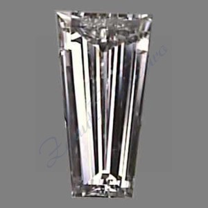 Cubic zirconia taglio taper mm 3x2.50x1.5 Confezione da 10 pz