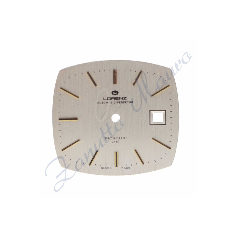 Quadrante Lorenz mm 30,25x27,60 colore silver ref. 102 3259