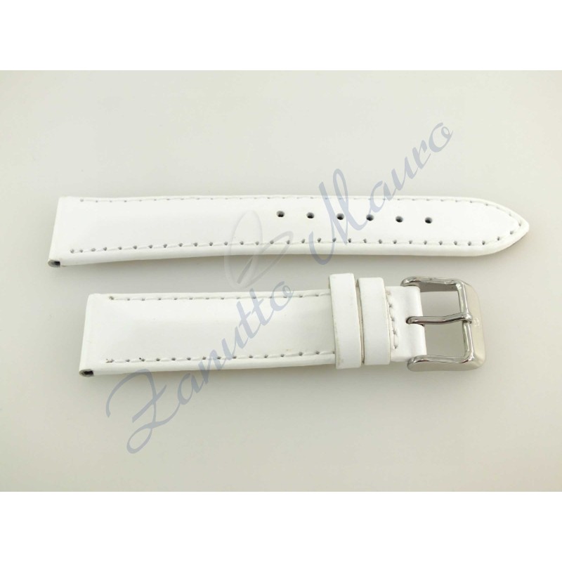 Cinturino Cuoio Color Bianco ansa 20