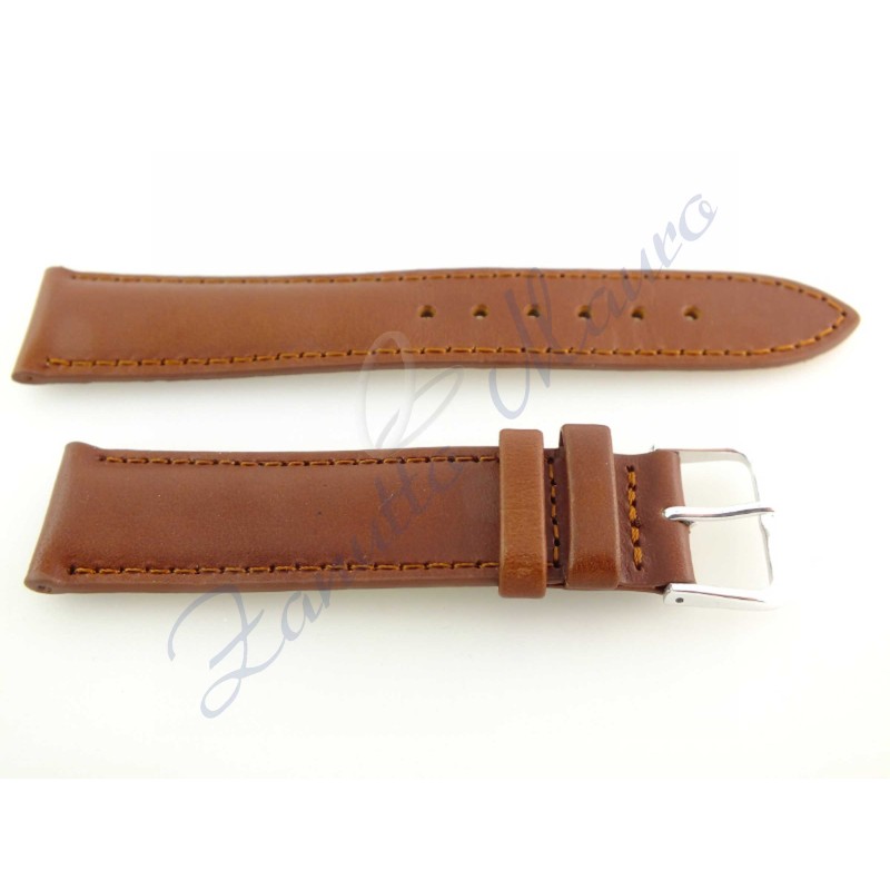 Cinturino Cuoio Classic Marrone ansa 20