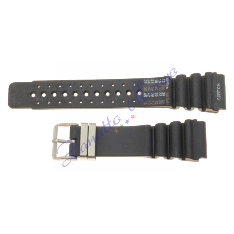 Cinturino JC121 Alfa nero ansa 24