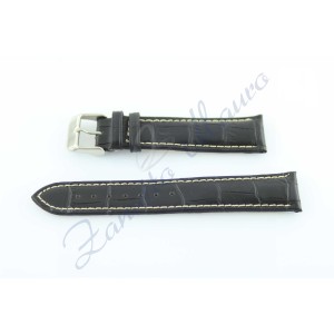 Cinturino Alfa CTK cucito JP013 colore nero ansa 18