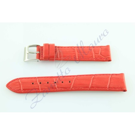 Cinturino s/cocco Loiusiana Lucido JP018 rosso ansa 20