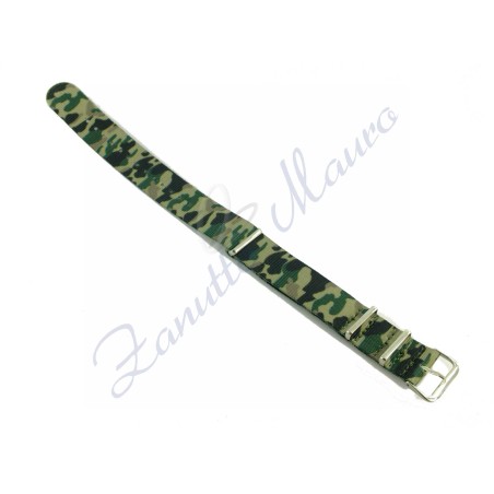 Cinturino Alfa JT112 NATO mimetico ansa 18