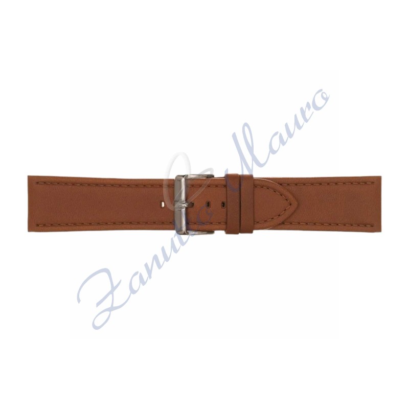 Cinturino 644 in pelle marrone gold ansa 24x22