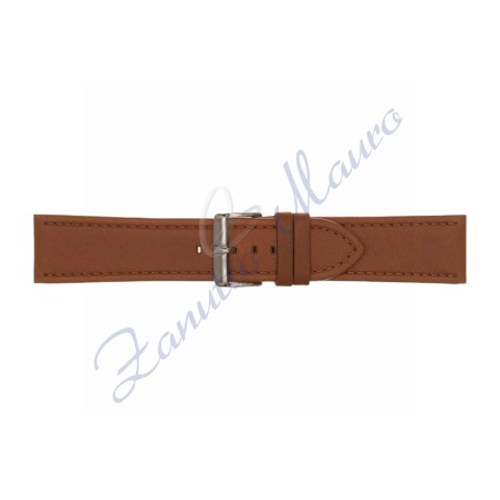 Cinturino 644 in pelle marrone gold ansa 24x22