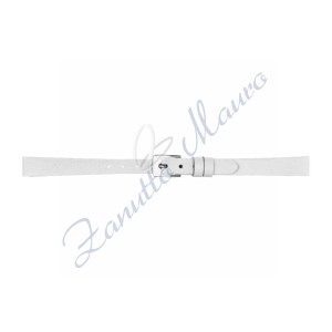 Cinturino 677-6 in cuoio Drake ansa  6 bianco