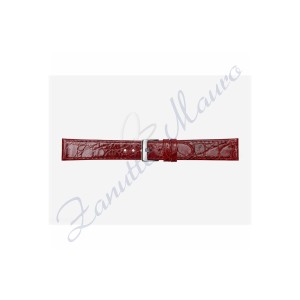Cinturino 581 stampa malindi piatto ansa mm 18x16 colore bordeaux