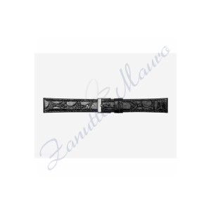 Cinturino 581 stampa malindi piatto ansa mm 18x16 colore nero