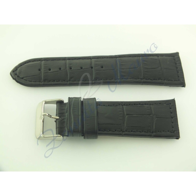 Cinturino stampa cocco JP016 nero ansa mm 30