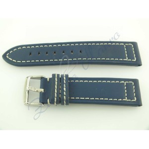 Cinturino pelle tranciato JP034 blu ansa 18