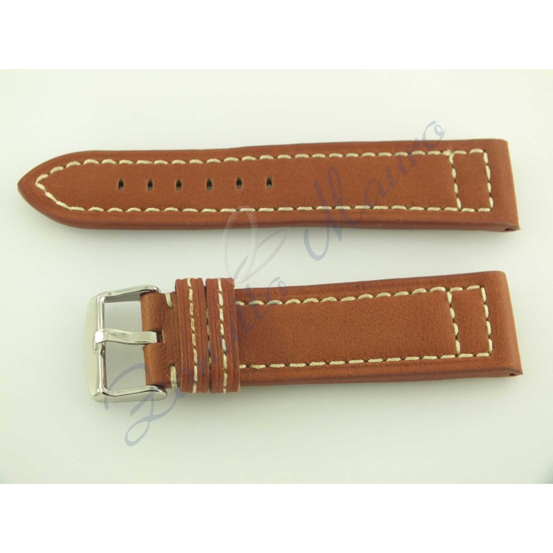 Cinturino pelle tranciato JP034 marrone ansa 20