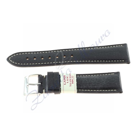 Cinturino Lama Lux 448 nero ansa 22x18